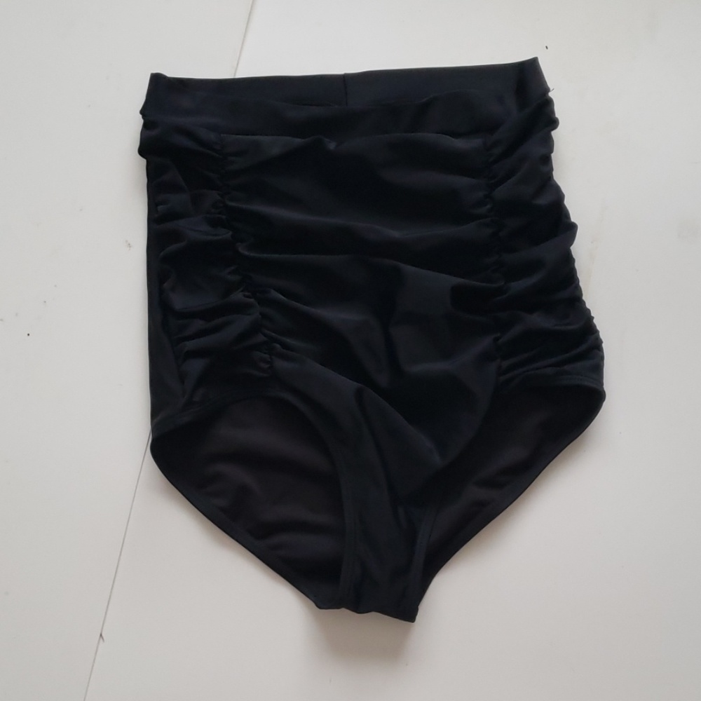 High waisted bikini bottoms